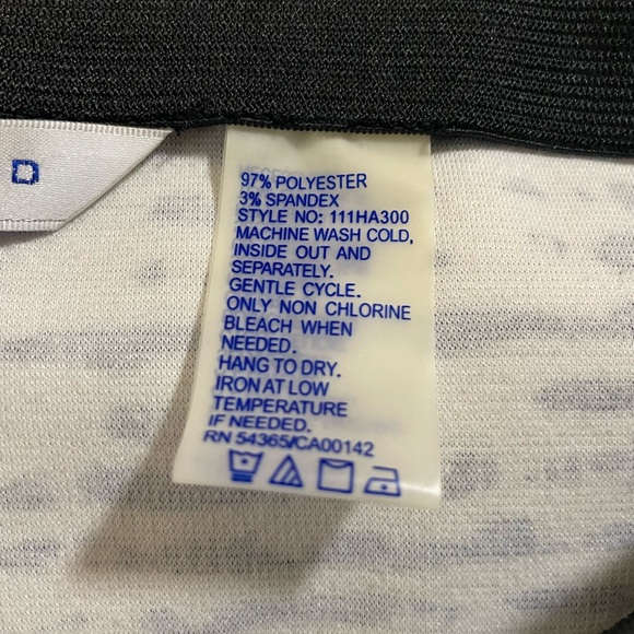 Peter Nygard Stripe Pencil skirt knit elastic waist 8 spandex stretch colorblock - Picture 13 of 16